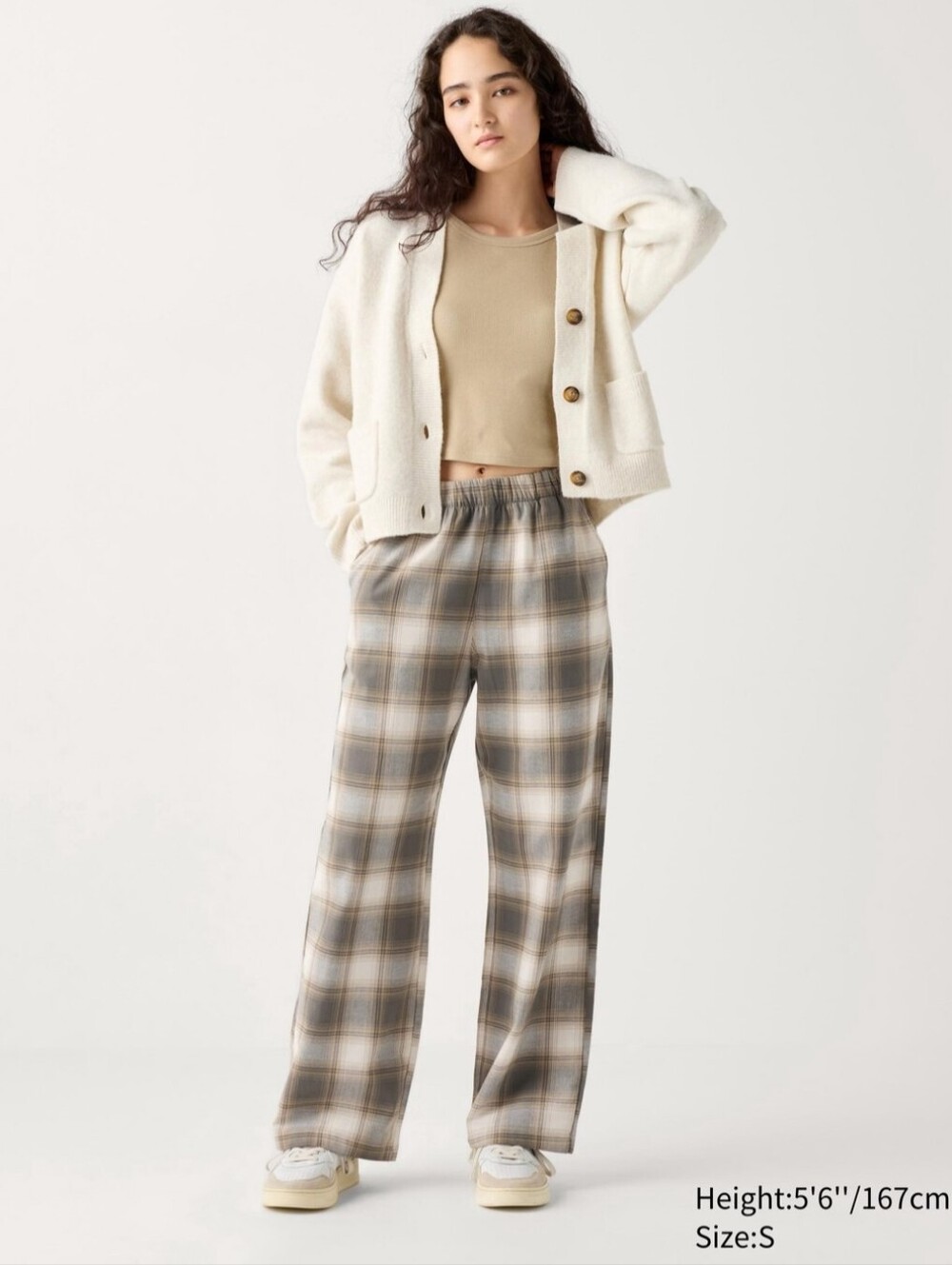 Uniqlo Checked Flannel Pants, Size XS
